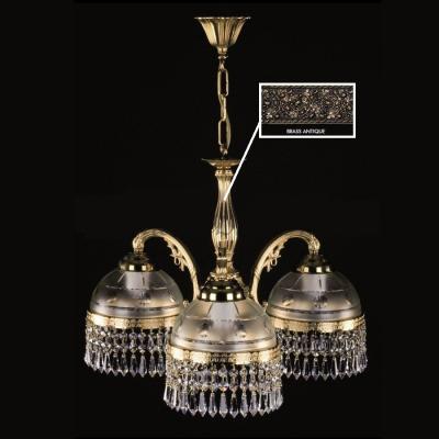 Латунная люстра CASSANDRA III. brass antique